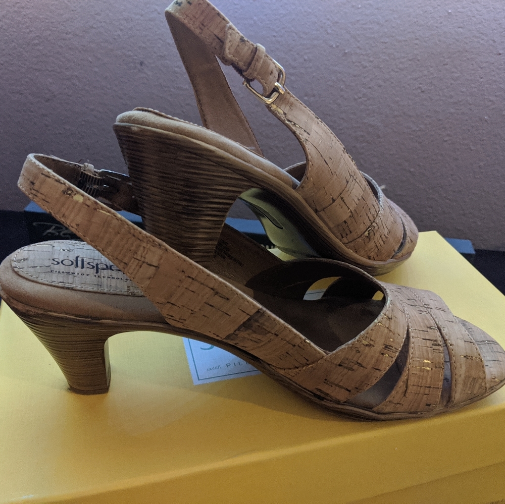 COPY - Softspots Niema Slingback Peeptoe Heel